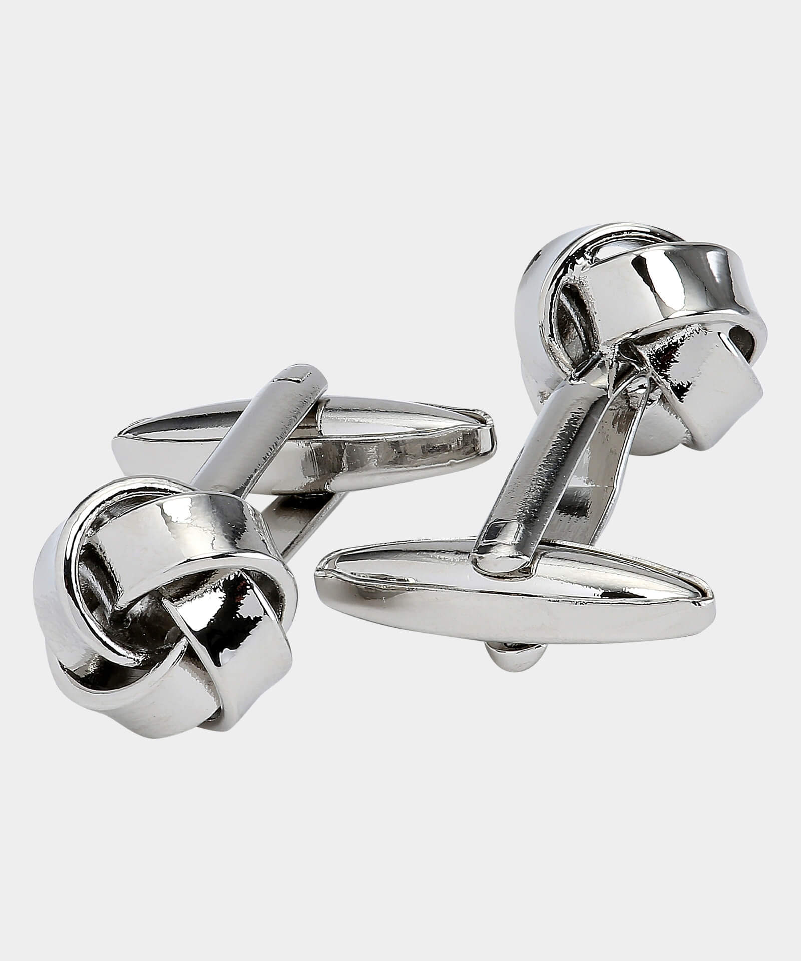Silver Knot Simple cufflinks