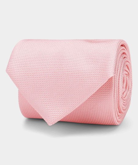 Basket-Woven-Silk-Tie-Tea-Rose