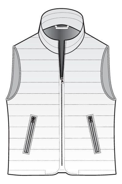 Quilted bodywarmer