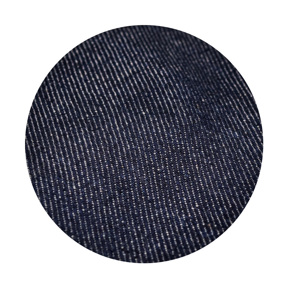 Pure cotton raw denim