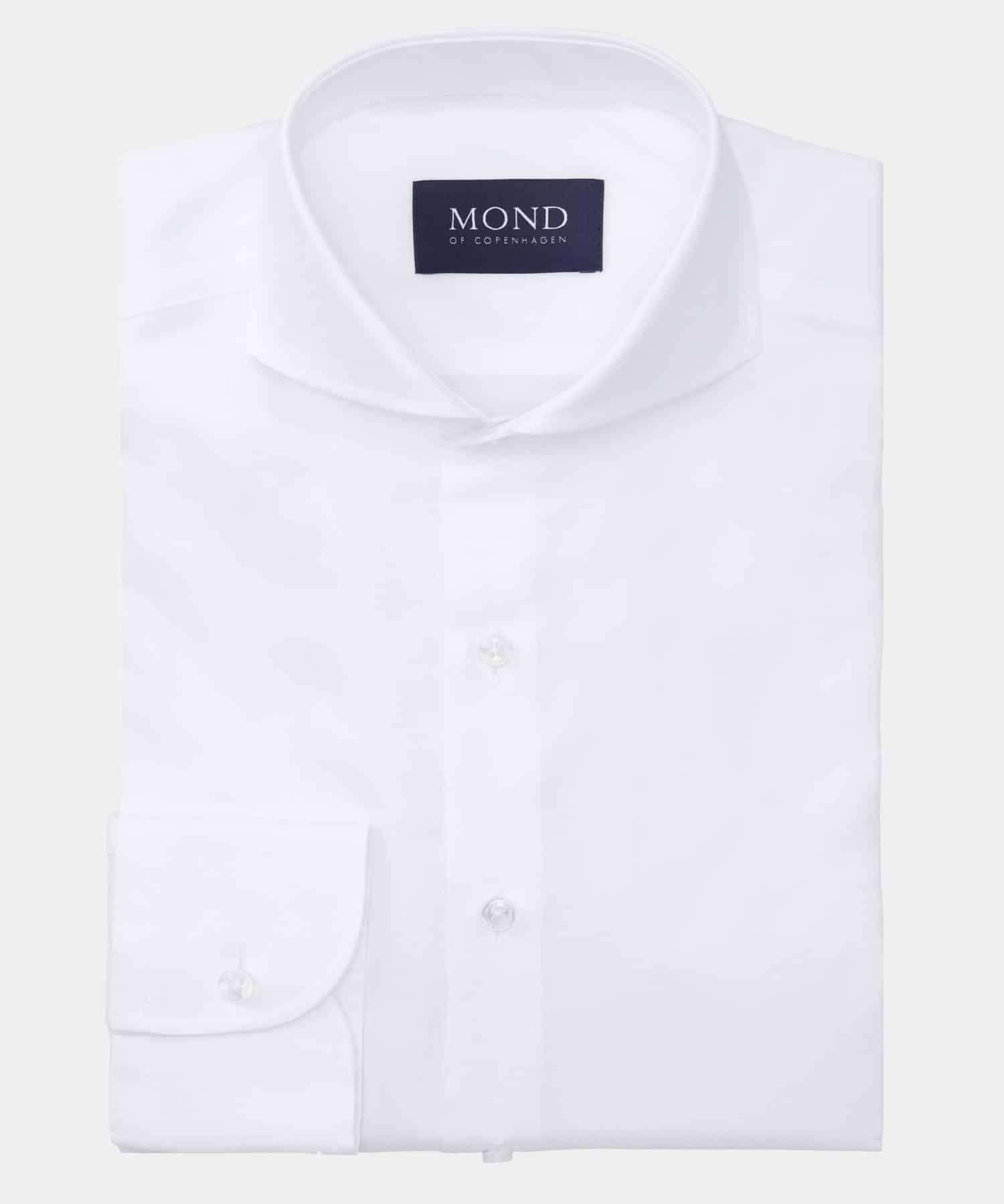 Superior white twill journey shirt - mond