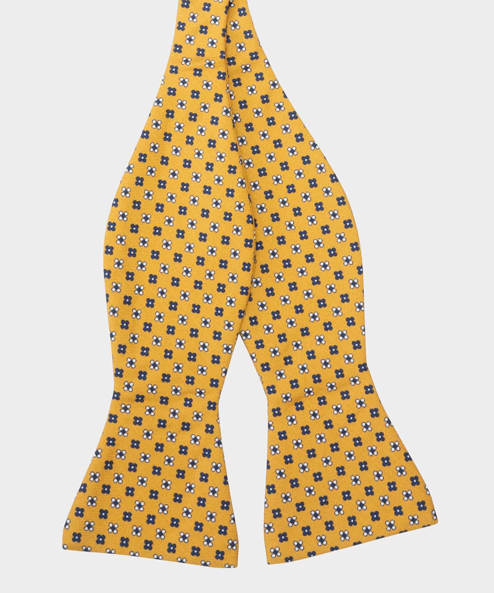 Floral Bow Tie - Yellow