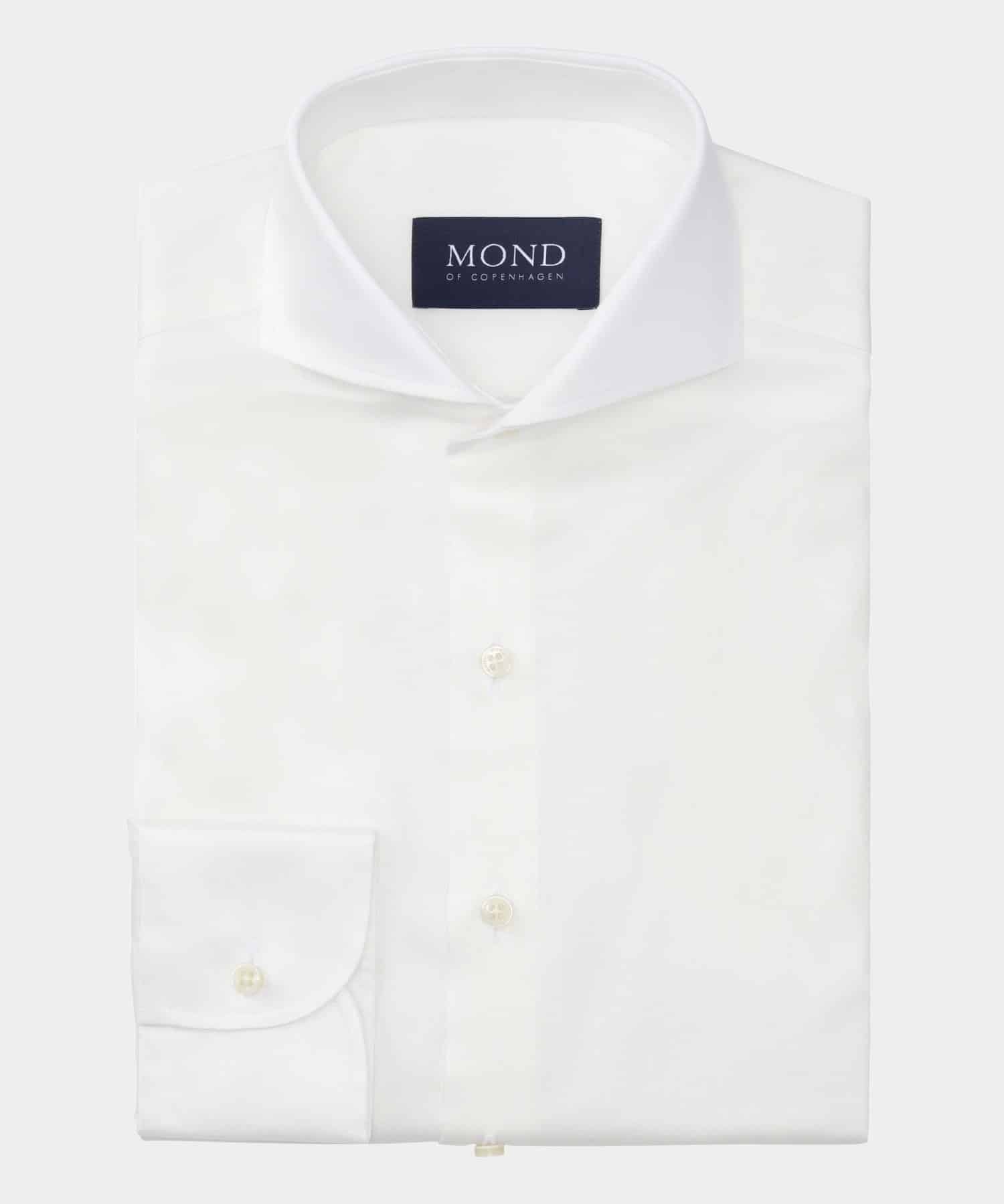 Off-white journey satin piquet custom shirt by mond of copenhagen