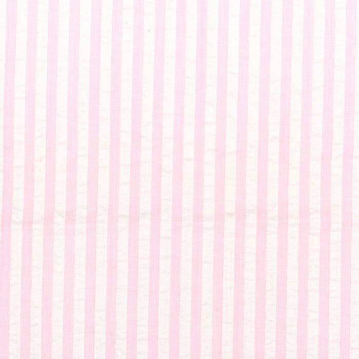 Pink/White Seersucker