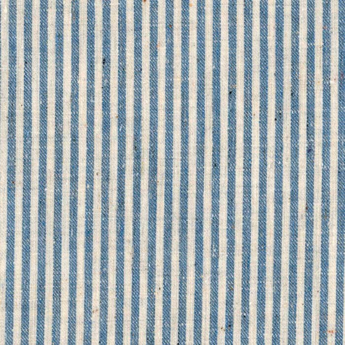 Saved Cotton Denim blue stripes