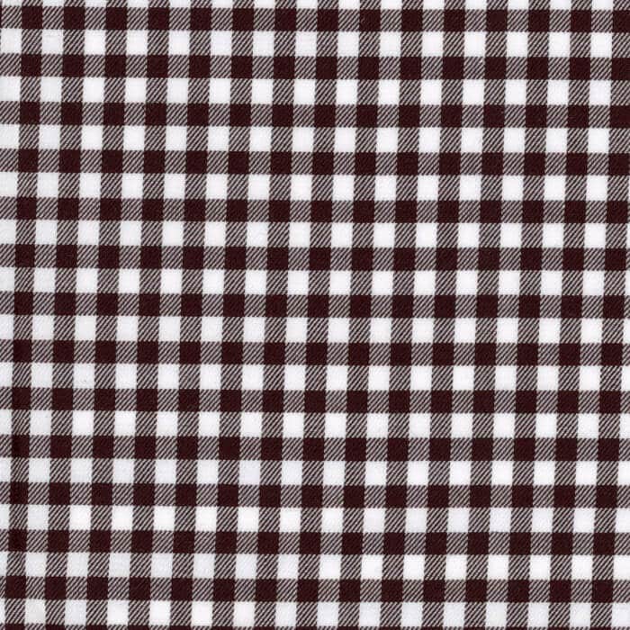 Brown Gingham Twill