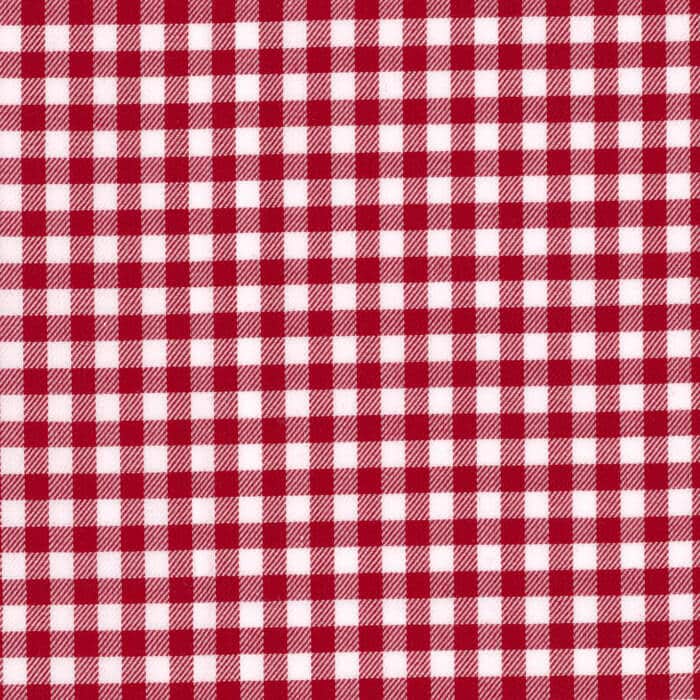 Red Gingham Twill