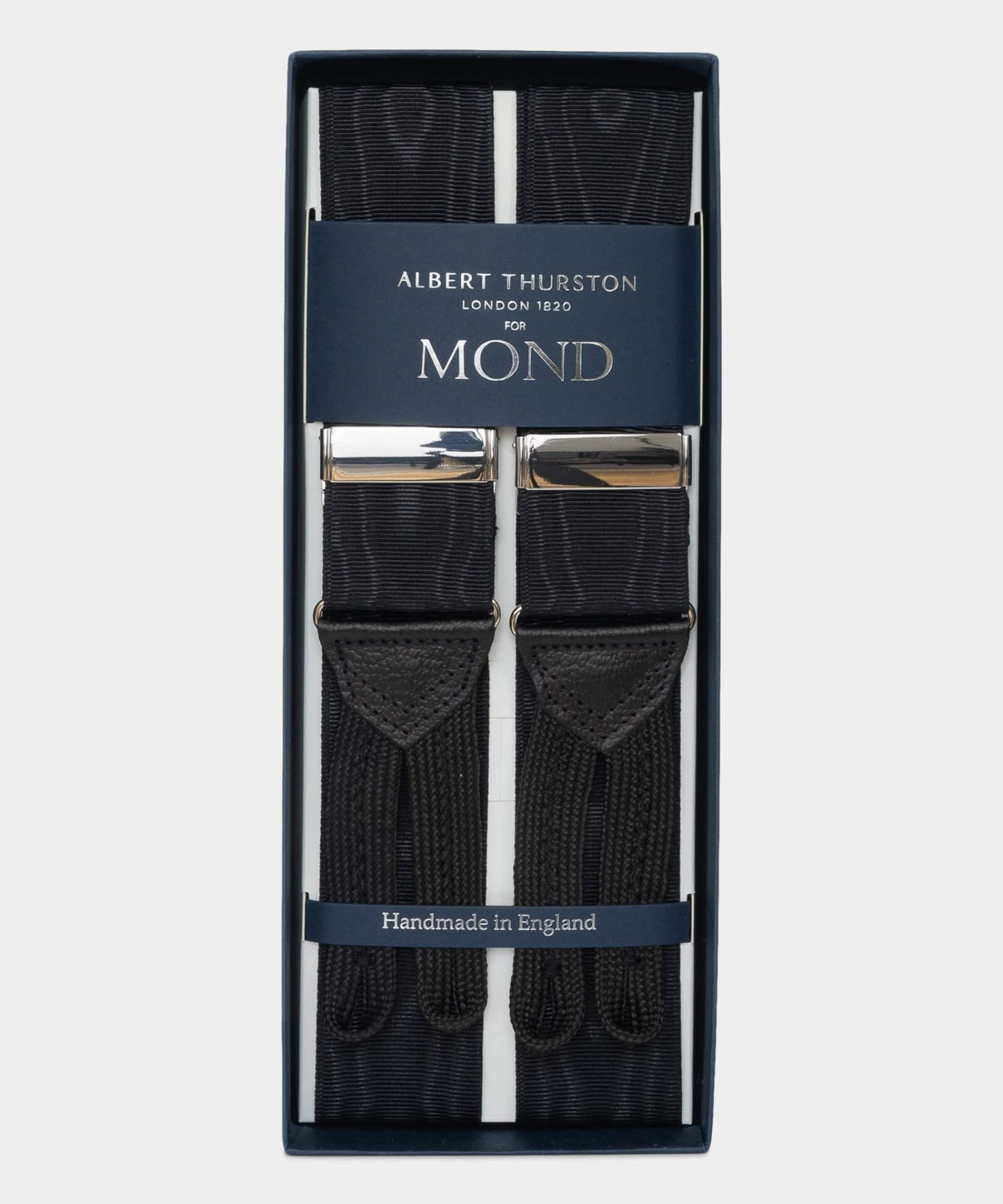 Black moire braces - mond