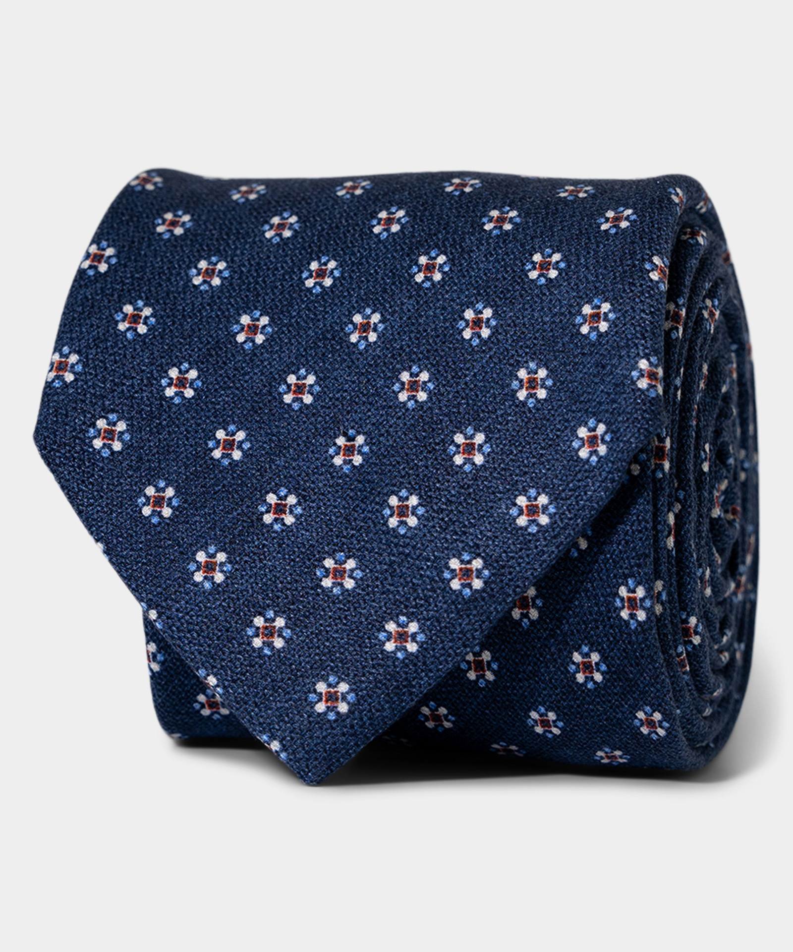 Shappe Micro Pattern Navy Tie