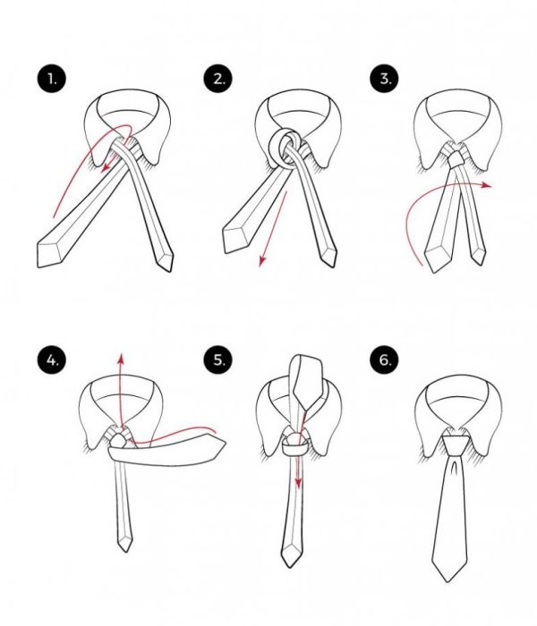 How to tie a Pratt tie knot.