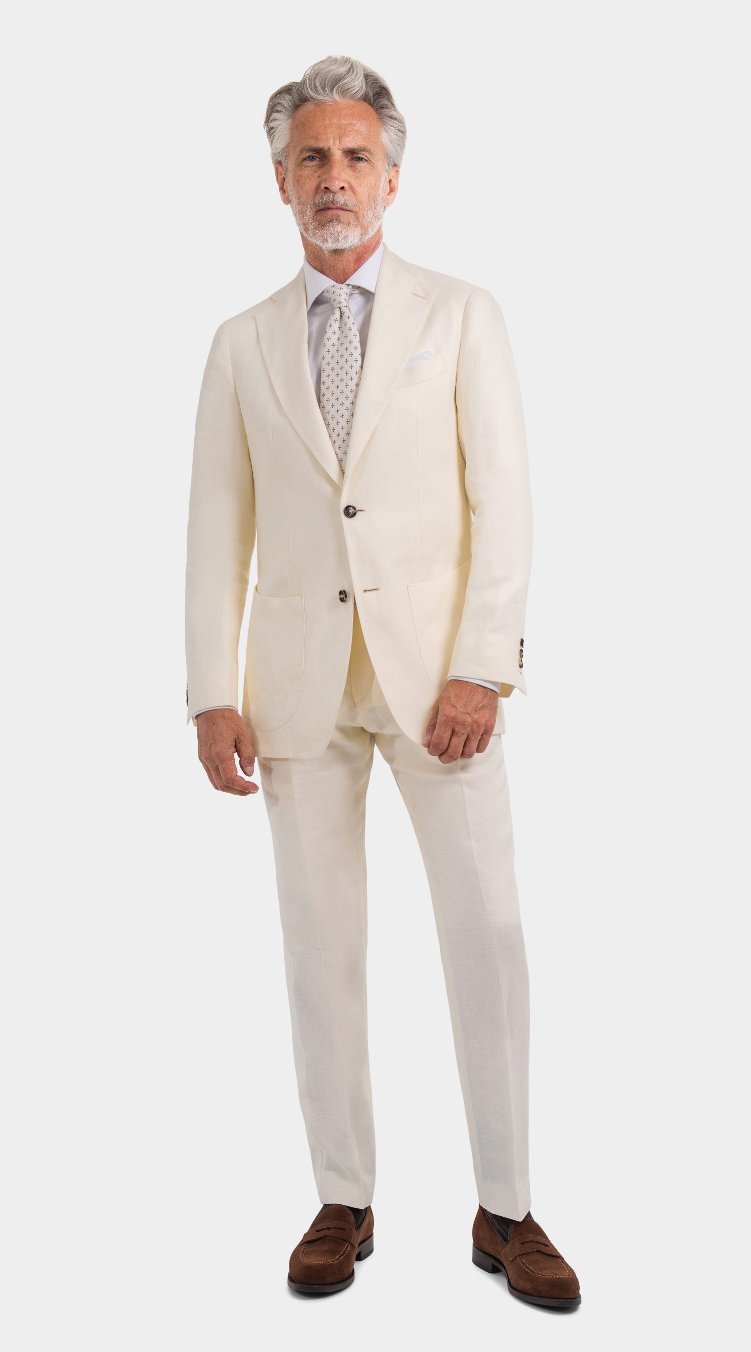 Mond of Copenhagen Ivory Linen Suit, herren anzug creme hochzeit