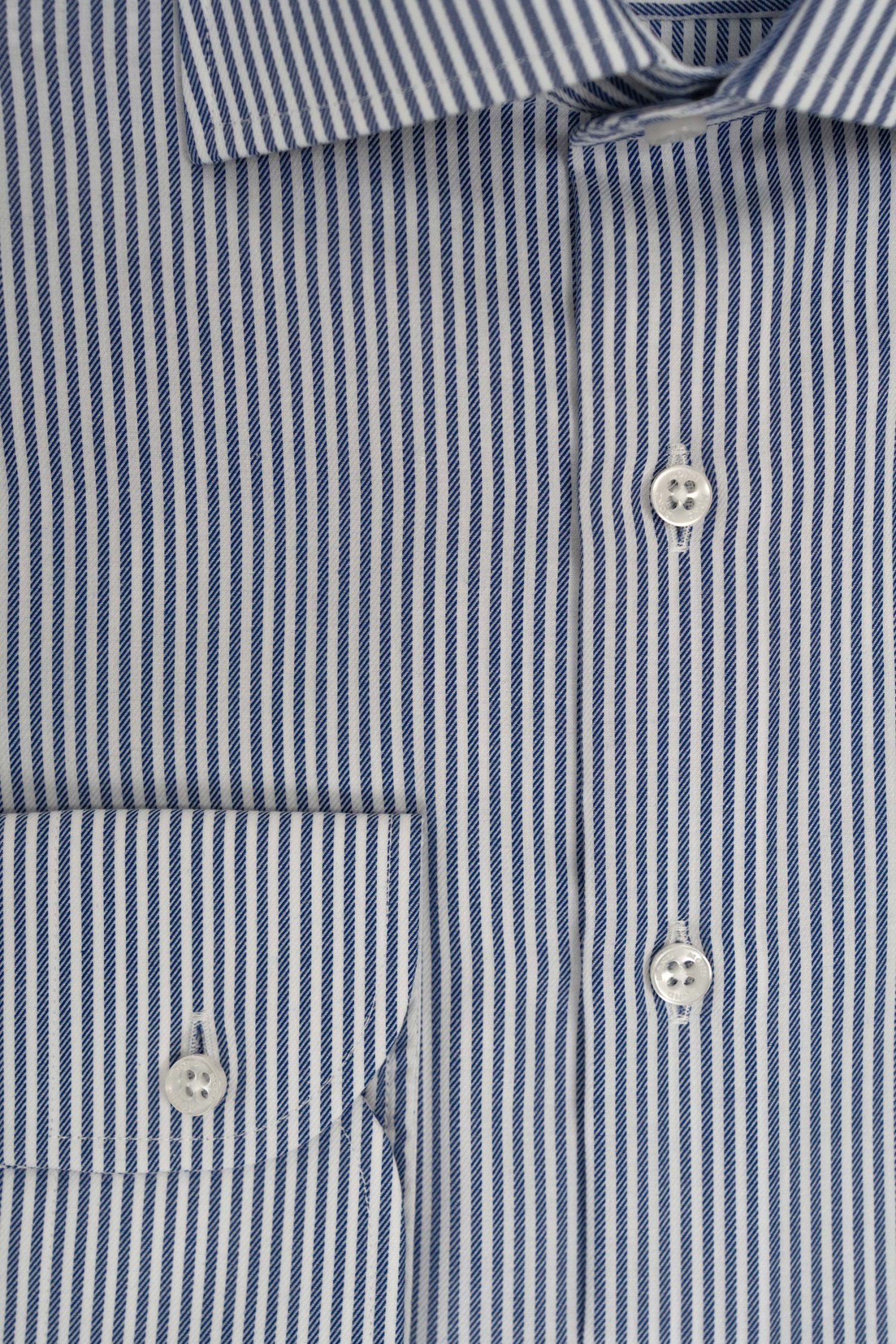 Essential Blue Striped Easy Care Shirt