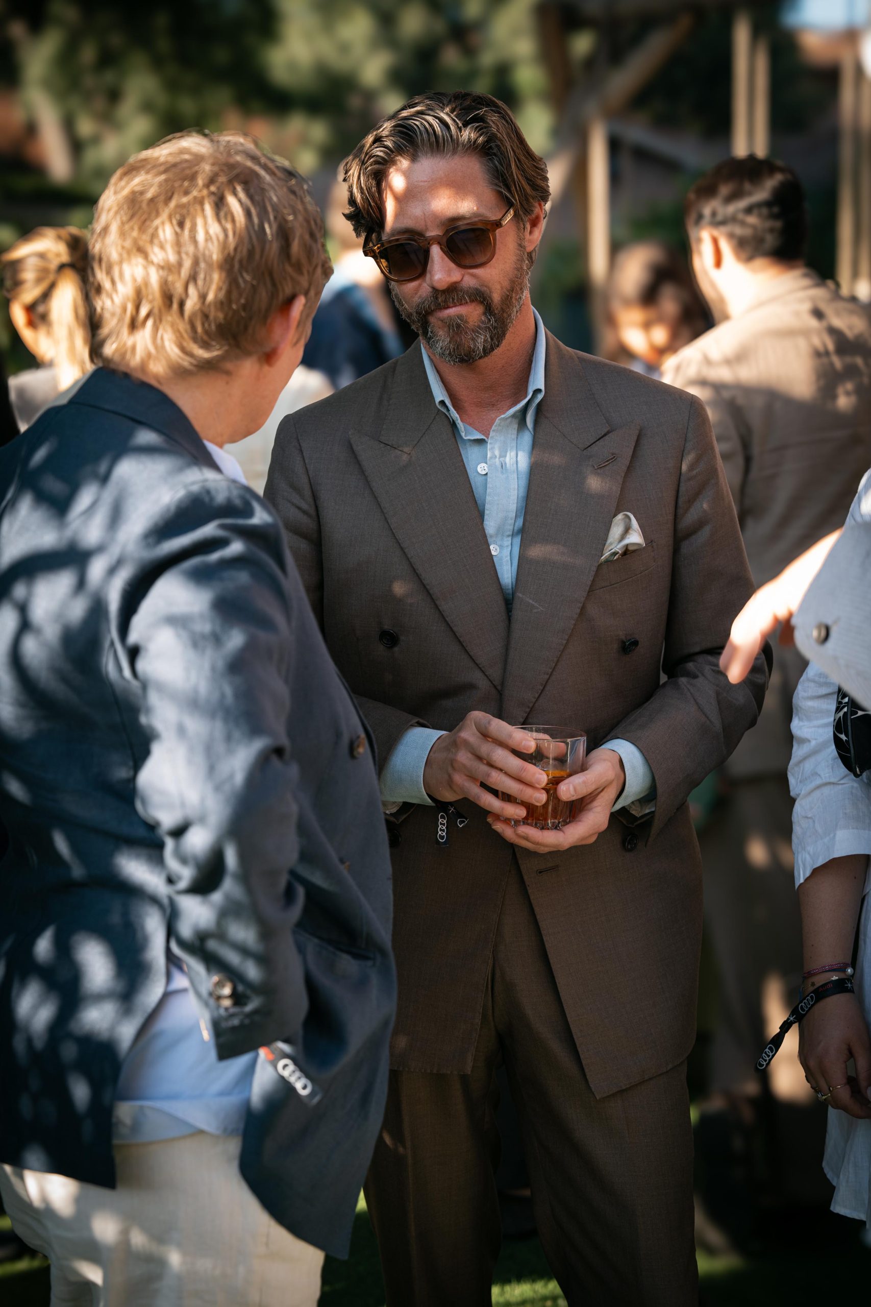 Simon Berg at the Alexander Kraft Tailgatin Party during Pitti Uomo, photos by mond