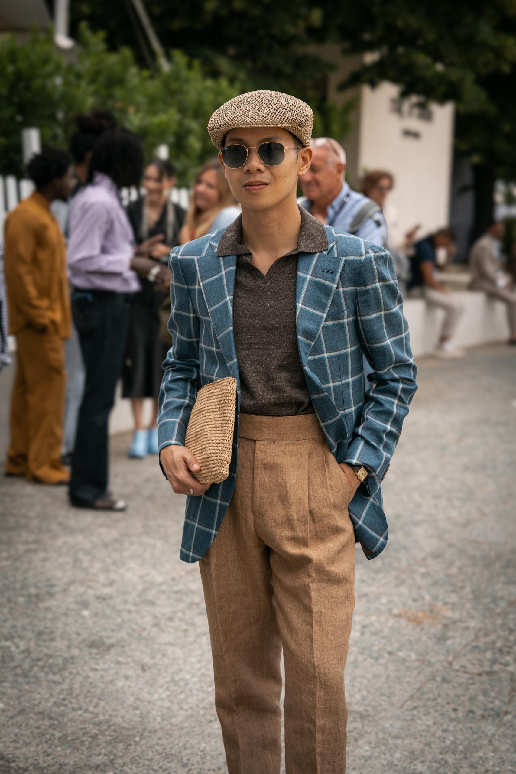 dresden ramos dapper tenor at pitti uomo