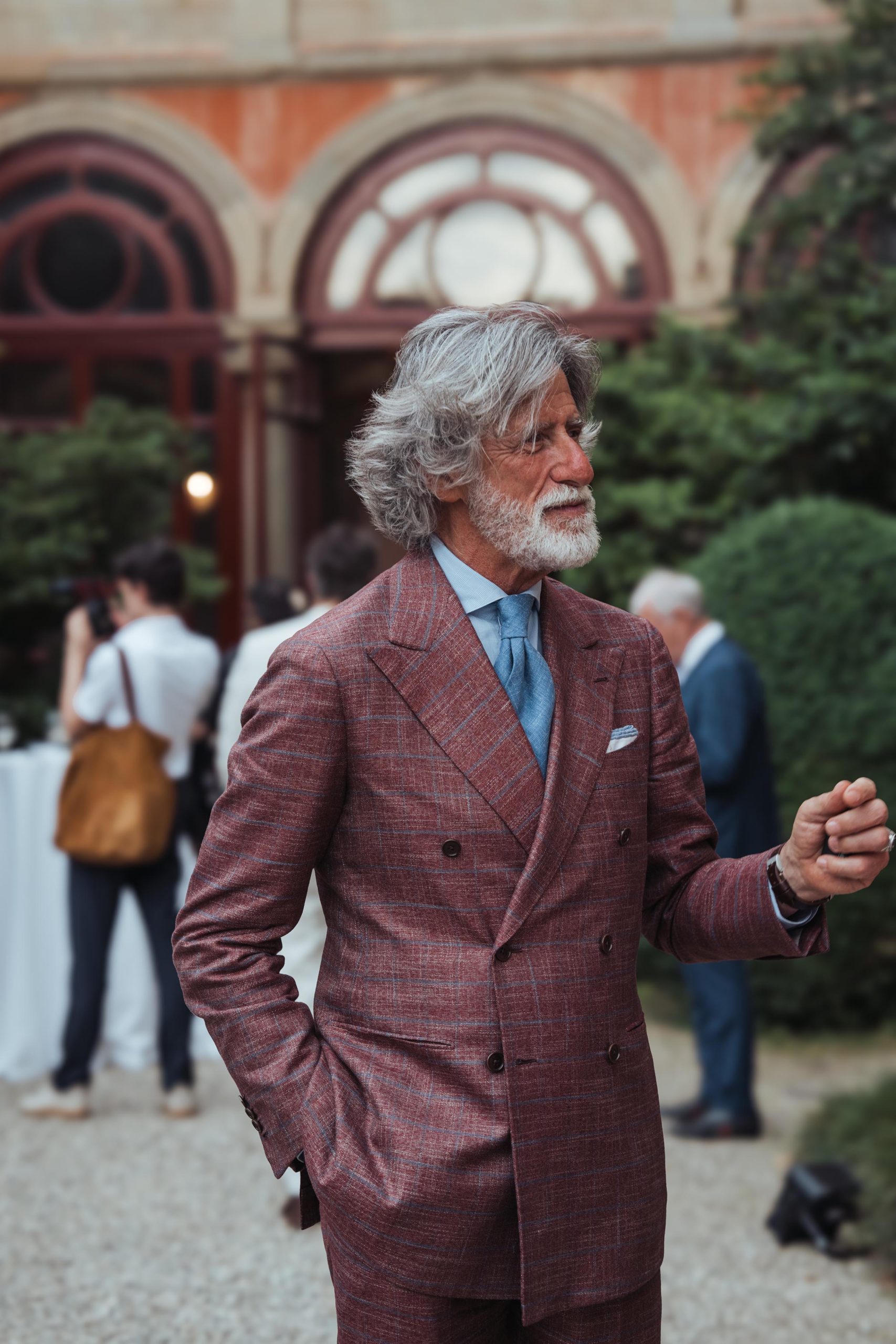 franco mazetti at the plaza umo event during pitti uomo