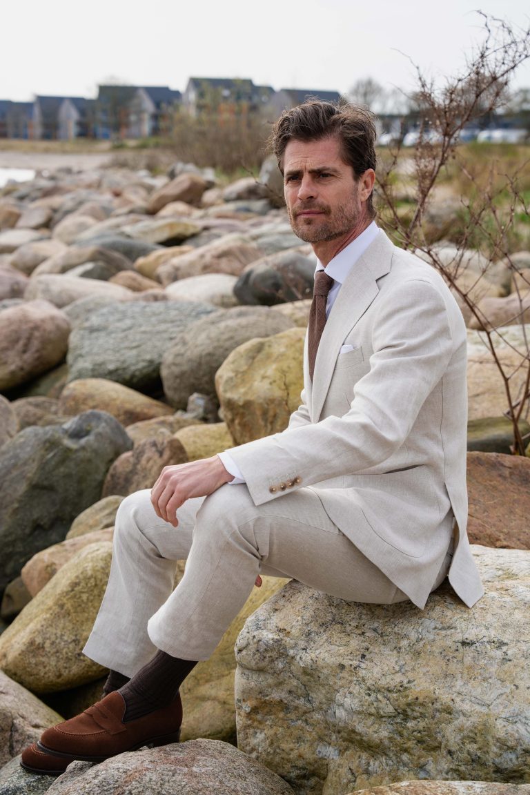 the tan suit, guide to styling