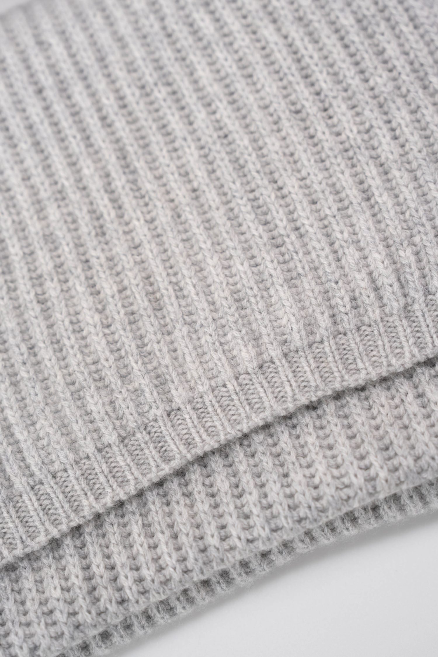 Cashmere Blend Scarf - Light Grey 2