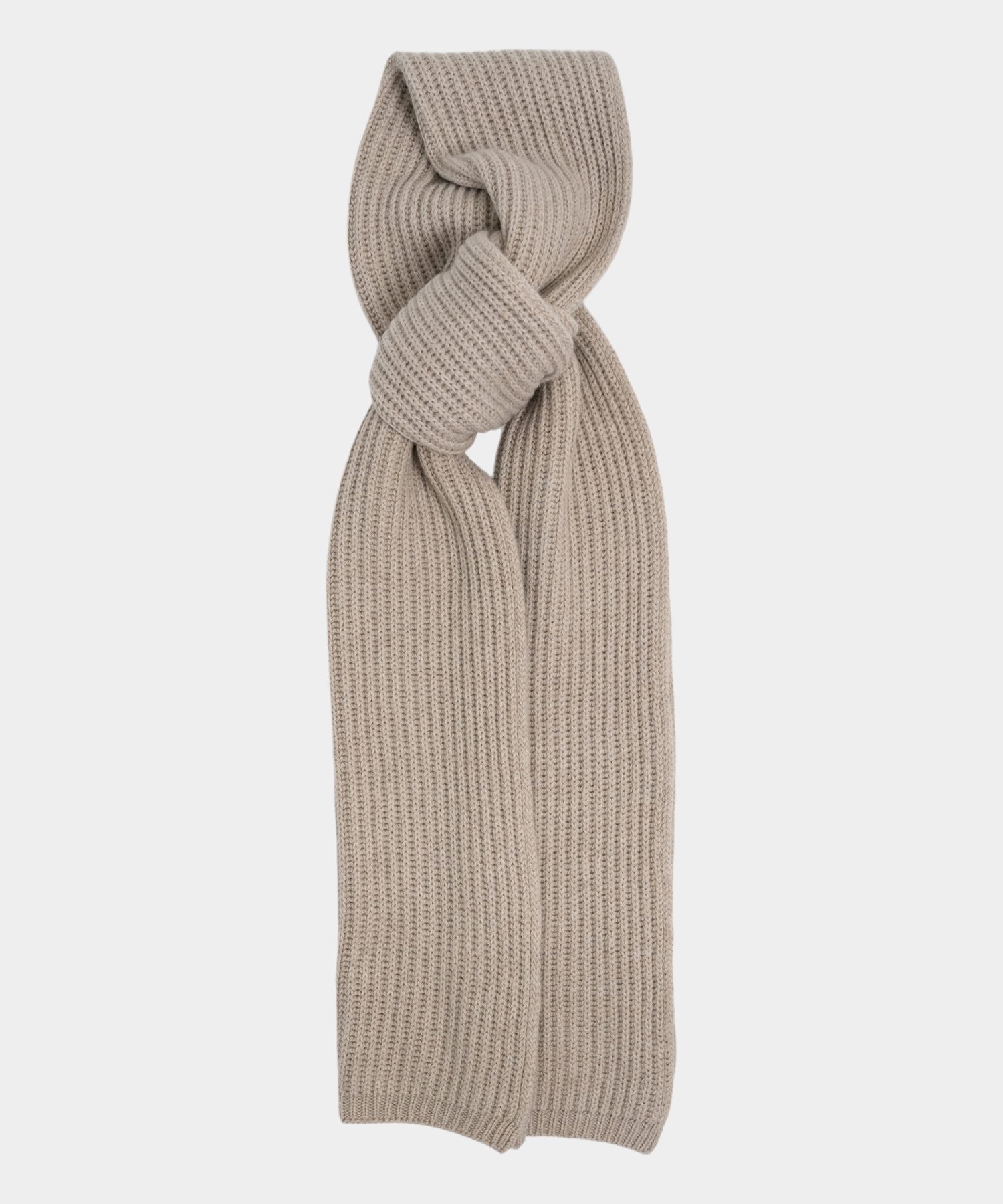 Cashmere Blend Scarf - Light Taupe 1