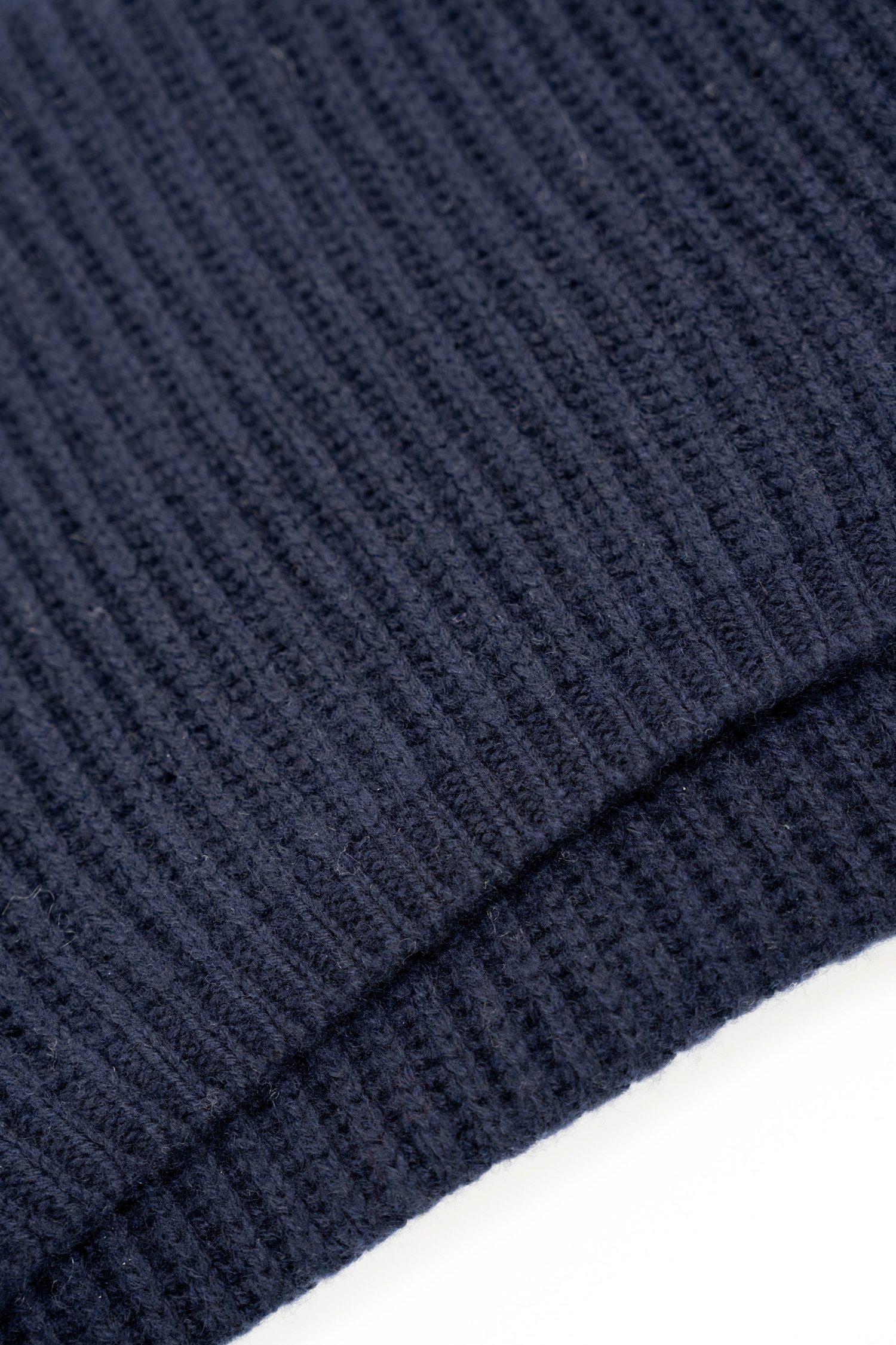 Cashmere Blend Scarf - Navy 2