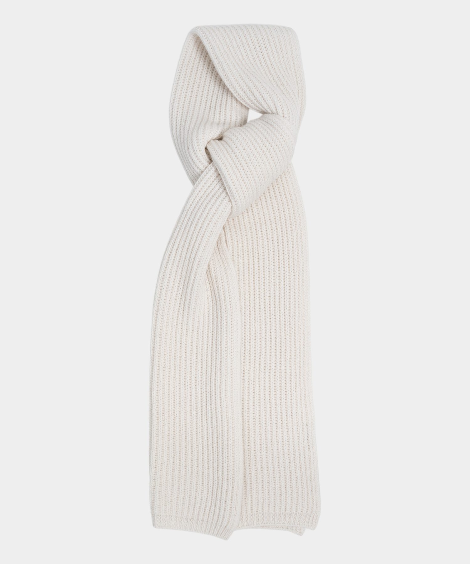 Cashmere Blend Scarf - Off-White 1