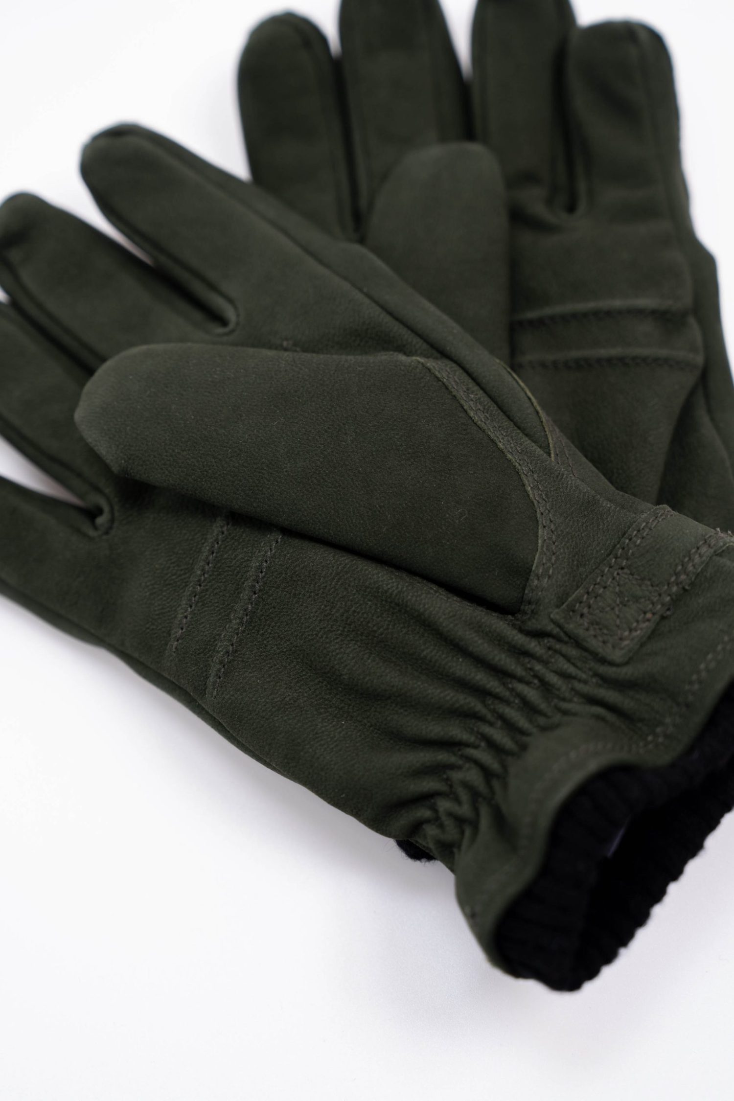 Hestra Bergvik - Bottle Green Leather Glove 2