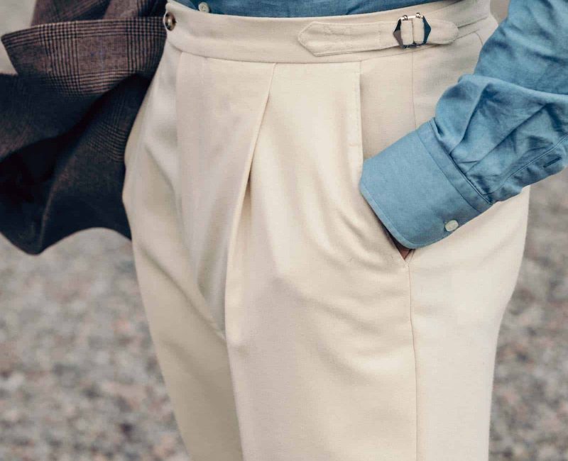 Mxw-mond-of-copenhagen-aw21-brown-glencheck-jacket-denim-shirt-cream-cricket-flannel-trousers-10