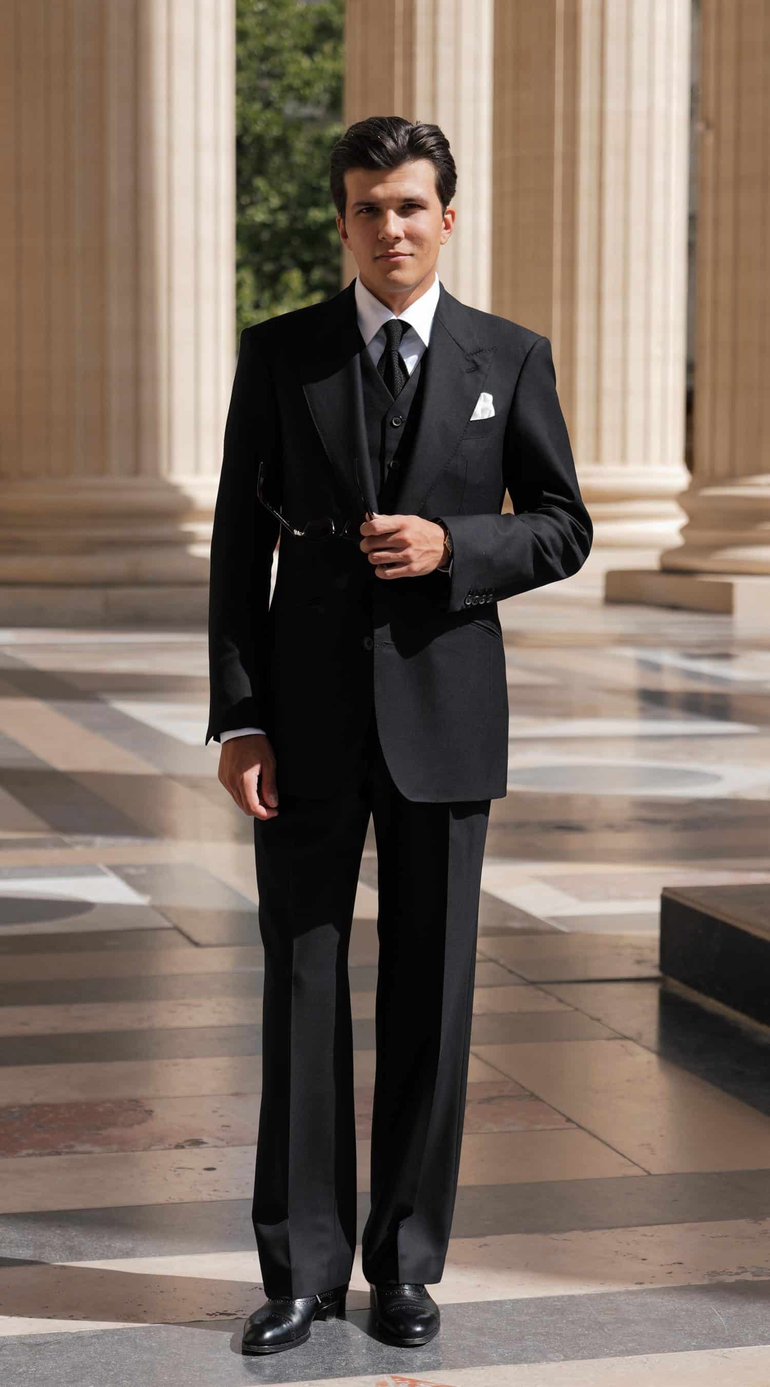 The wool² collection by mond, black suit 2