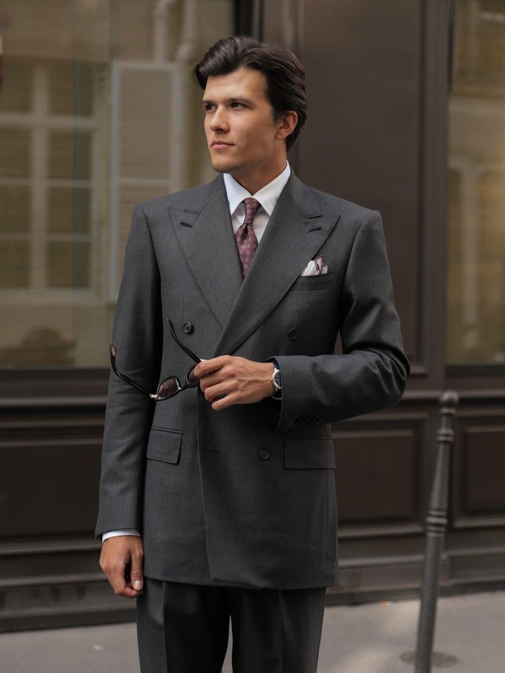The wool² collection by mond, grey suit 1