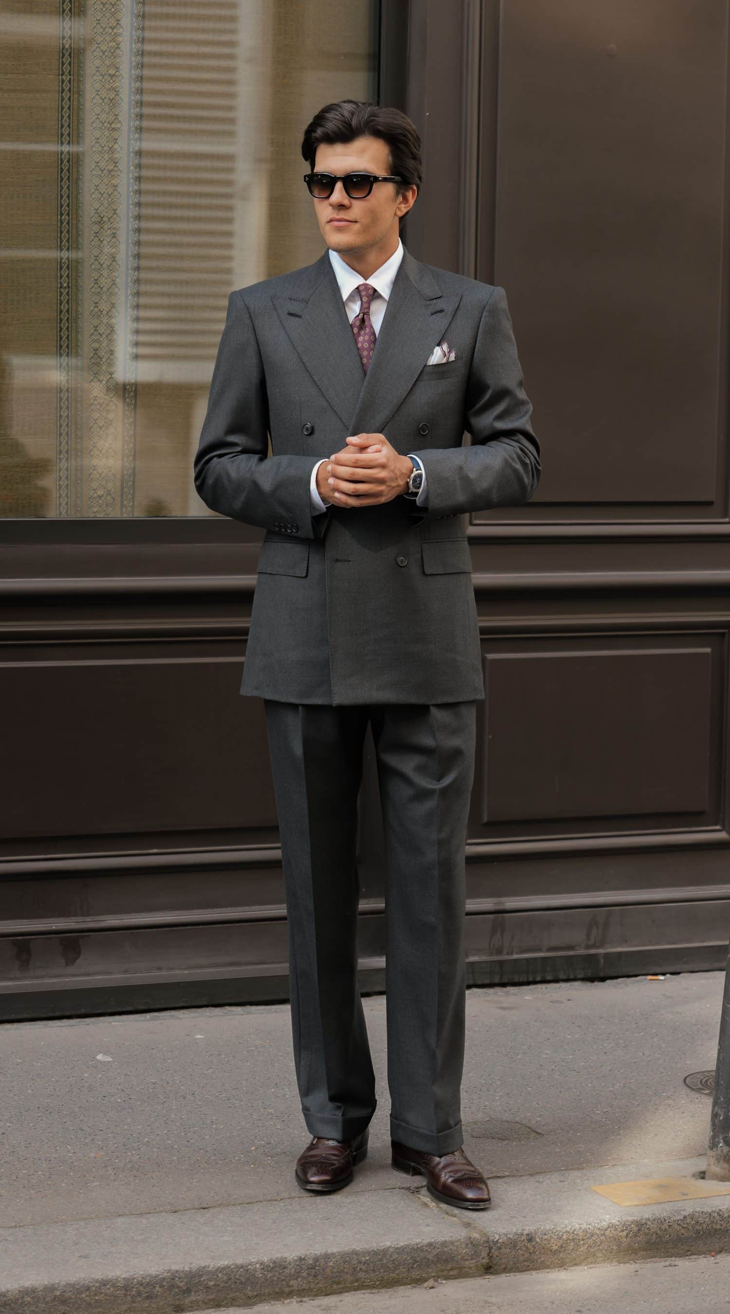 The wool² collection by mond, grey suit