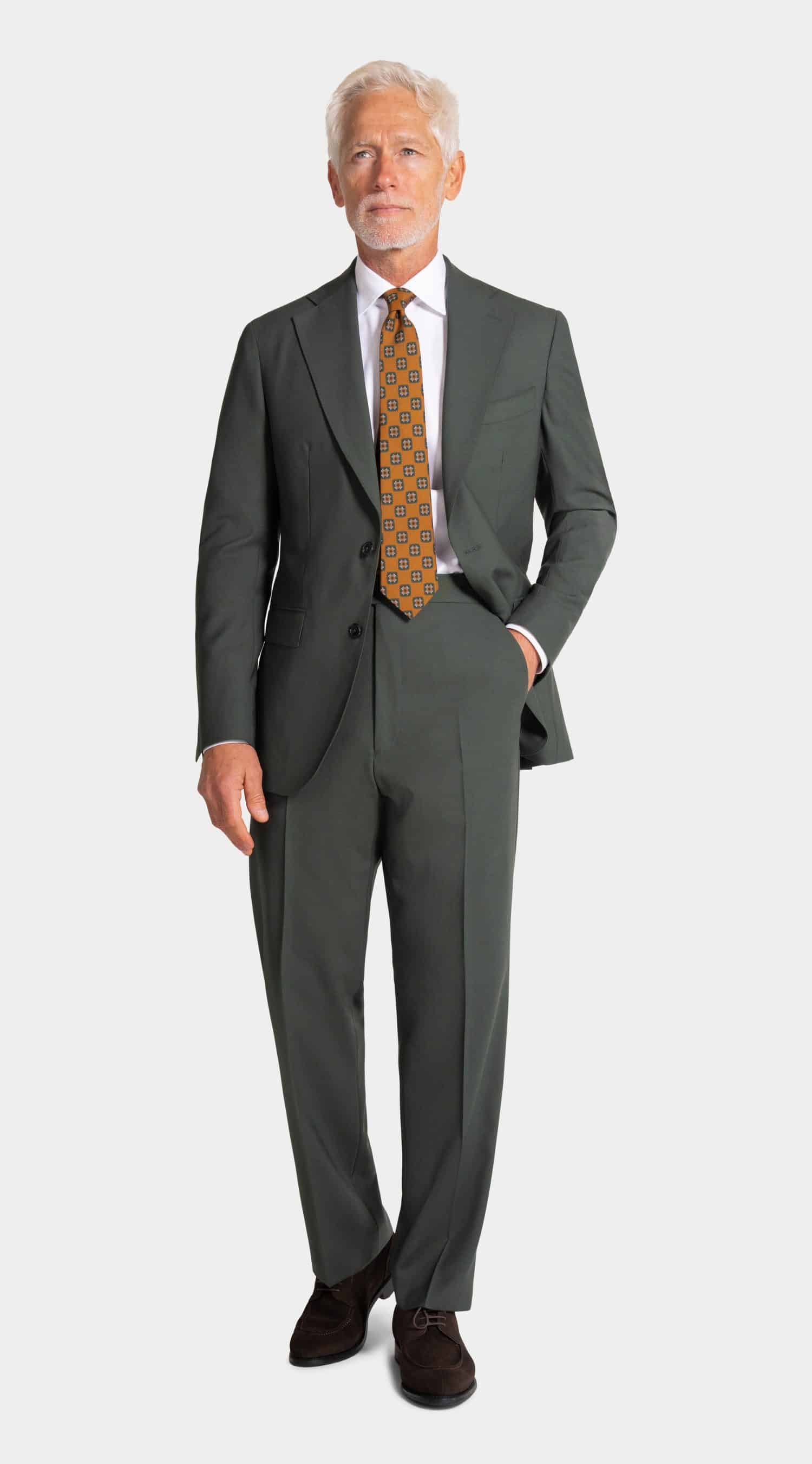 Mond moss green twistair suit 2 - - mond