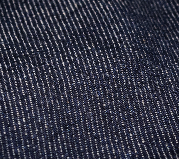 Pure cotton blue raw denim