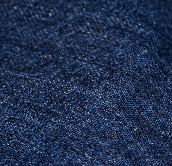 Pure cotton blue washed denim