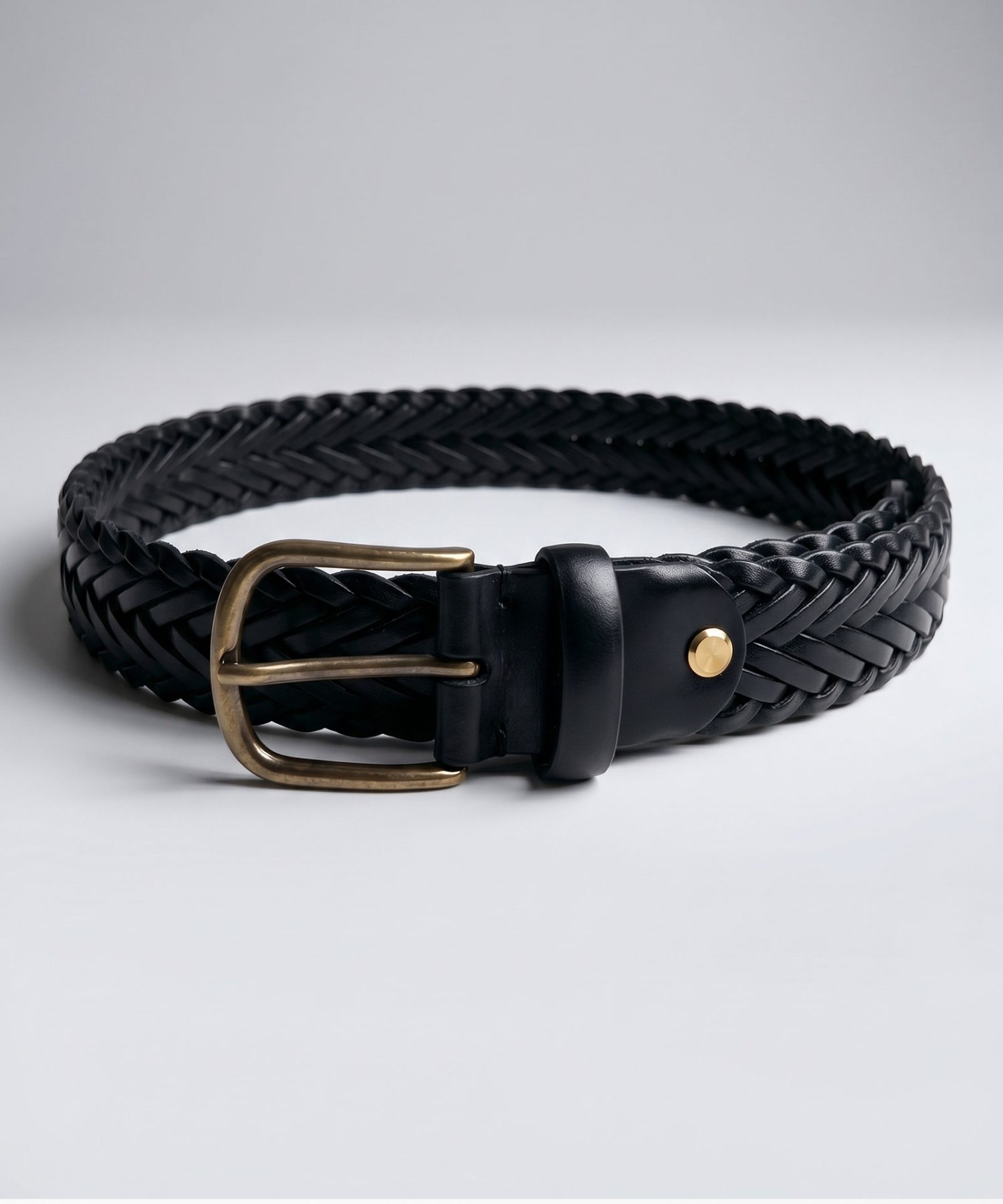 Black braided belt - - mond