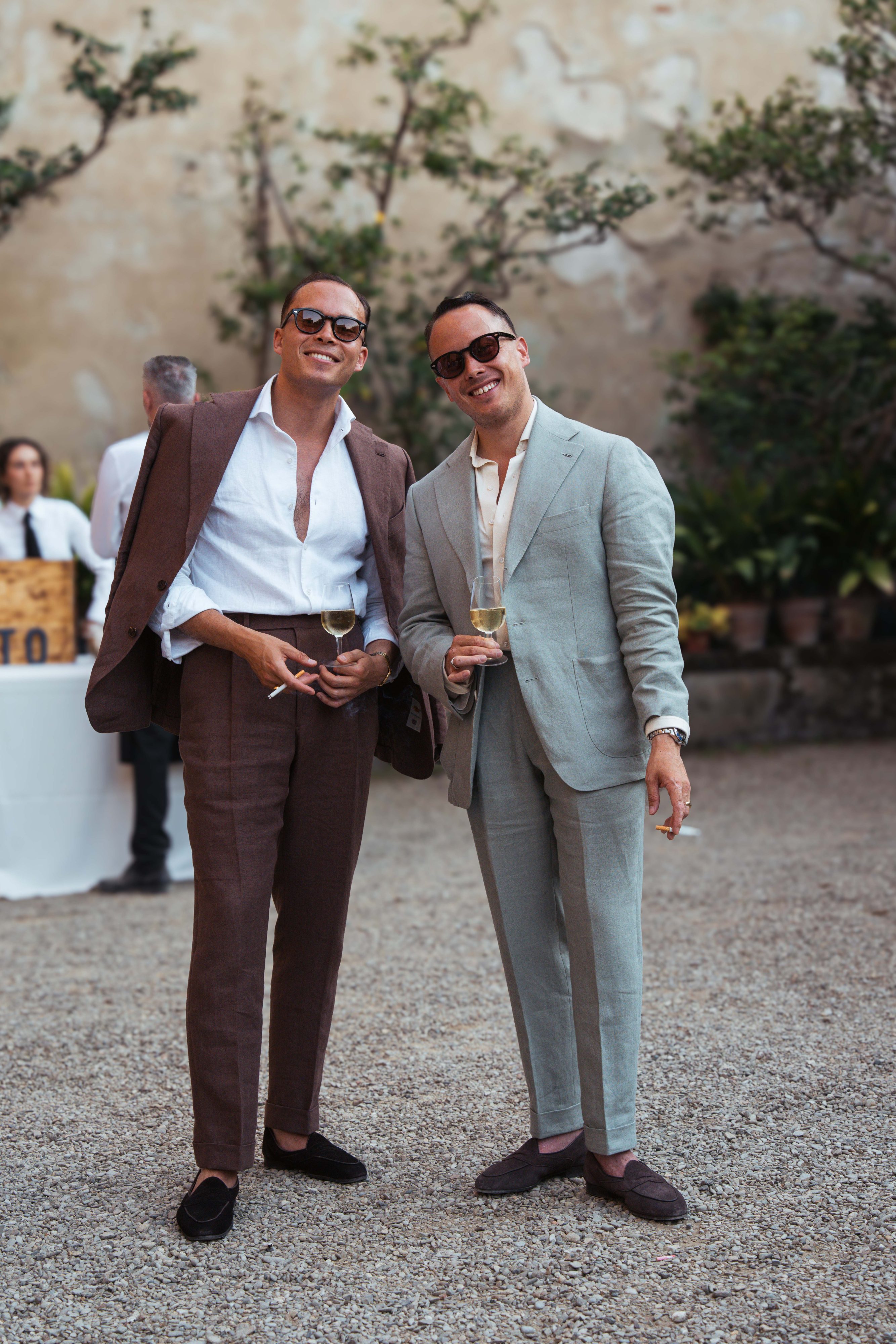 Brothers marfil at plaza uomo party during pitti uomo 110 shot by mond. Jpg