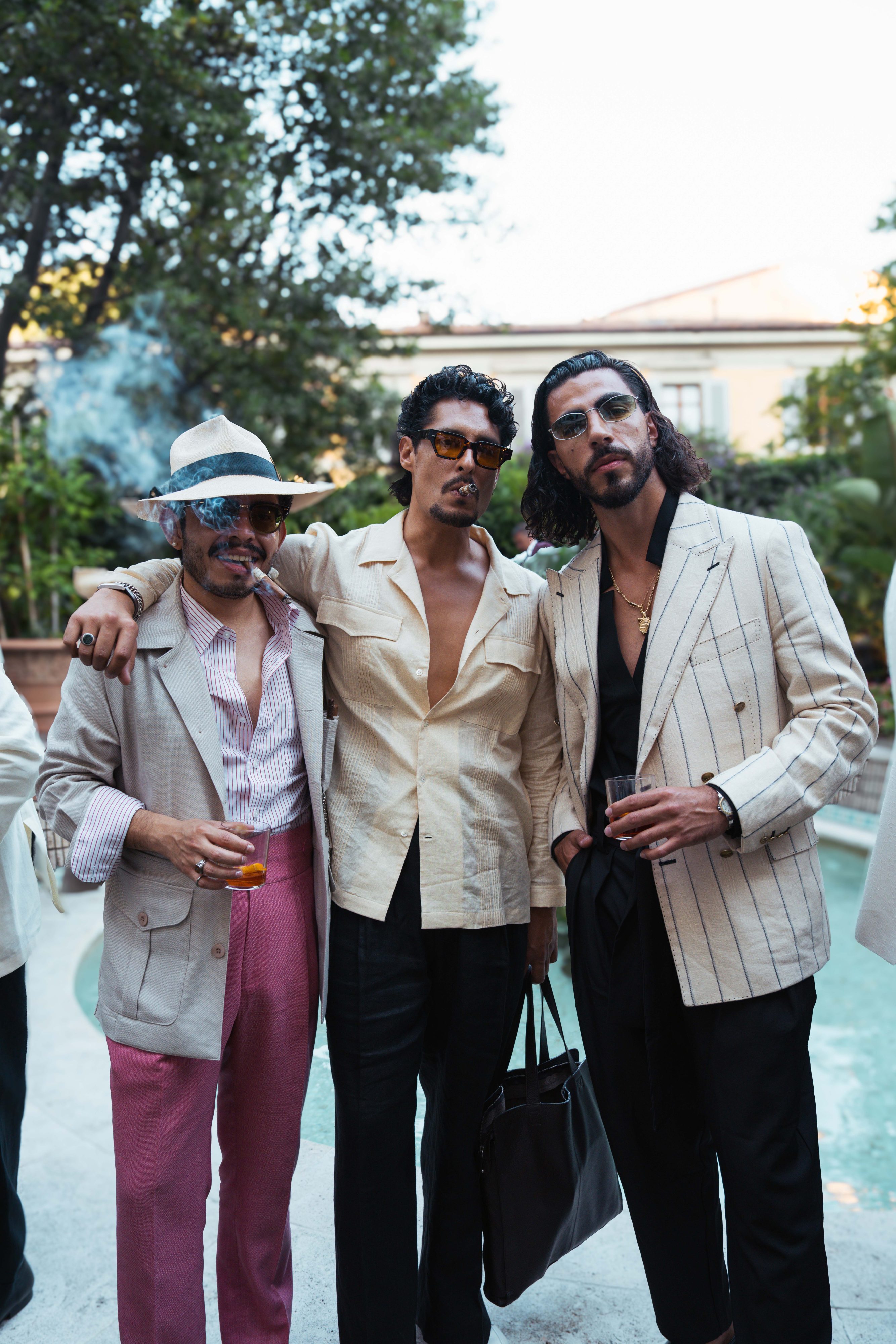 Gentlemen at the wmbrown event at pitti uomo 110 shot by mond