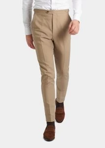 Custom Khaki Cotton Trousers