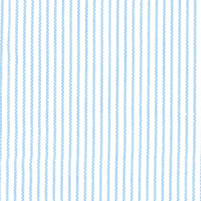 Light Blue Striped Cotton/Linen