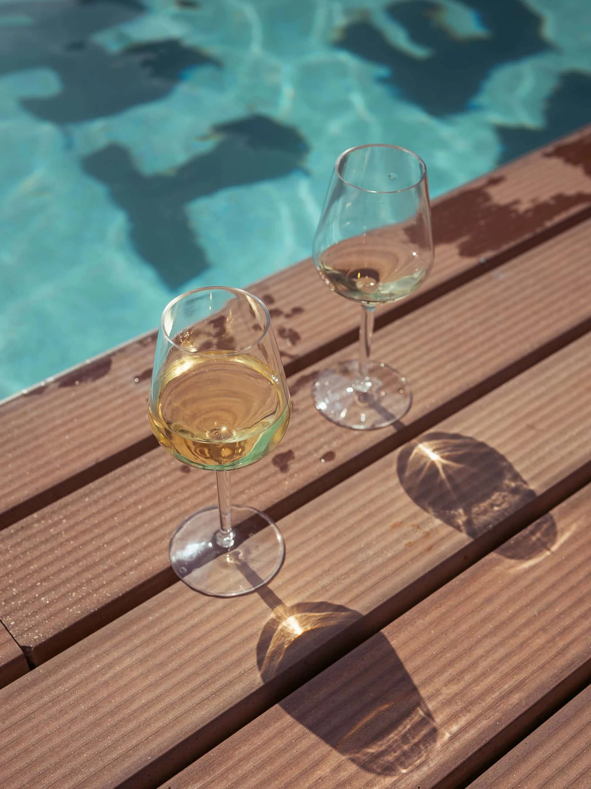 florence, wine by the pool