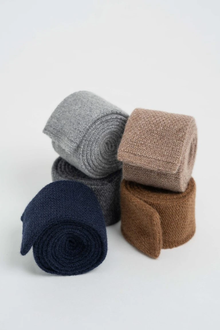 Cashmere Knit Ties made by Mond of Copenhagen