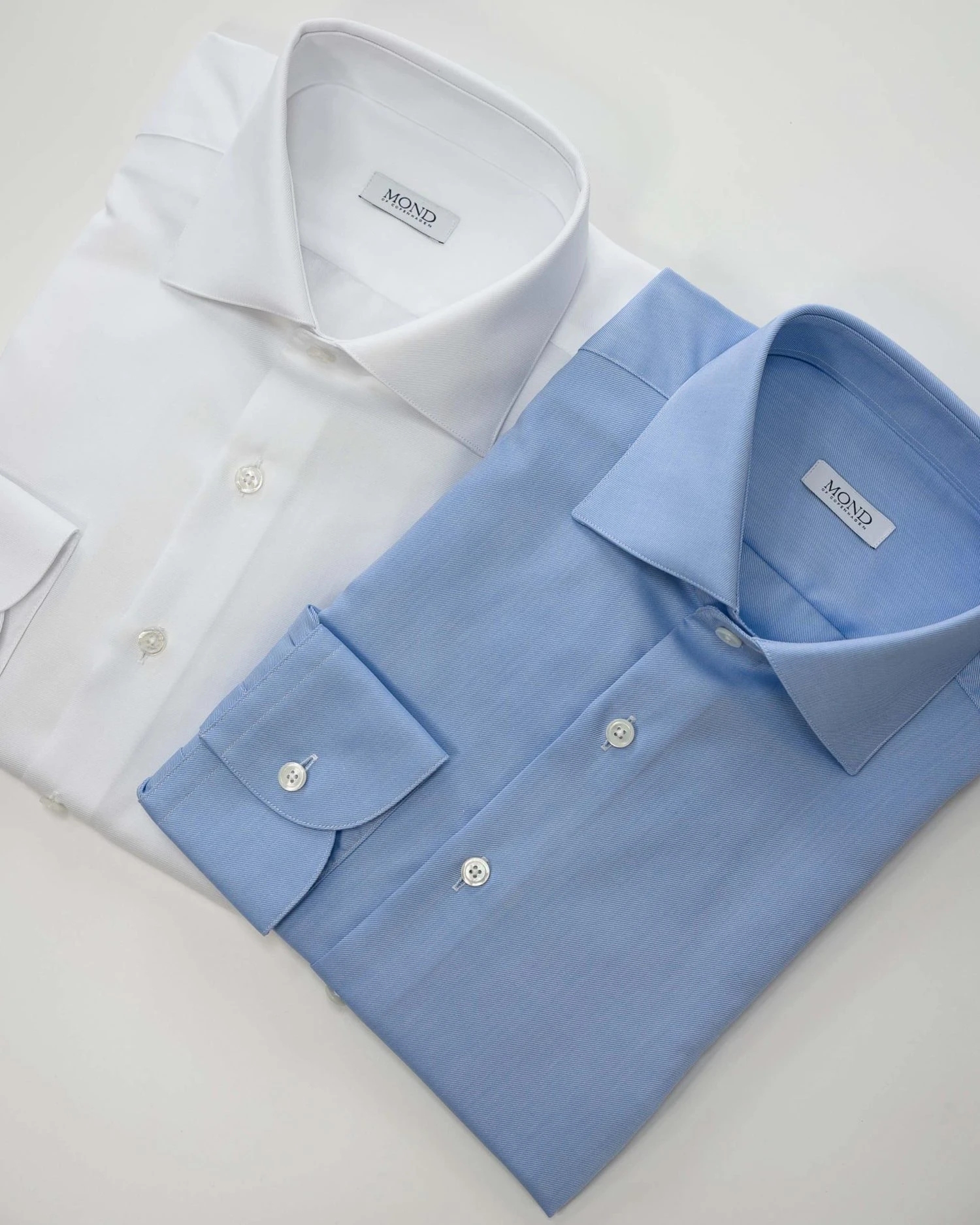 Essential Light Blue and White Easy Care shirts