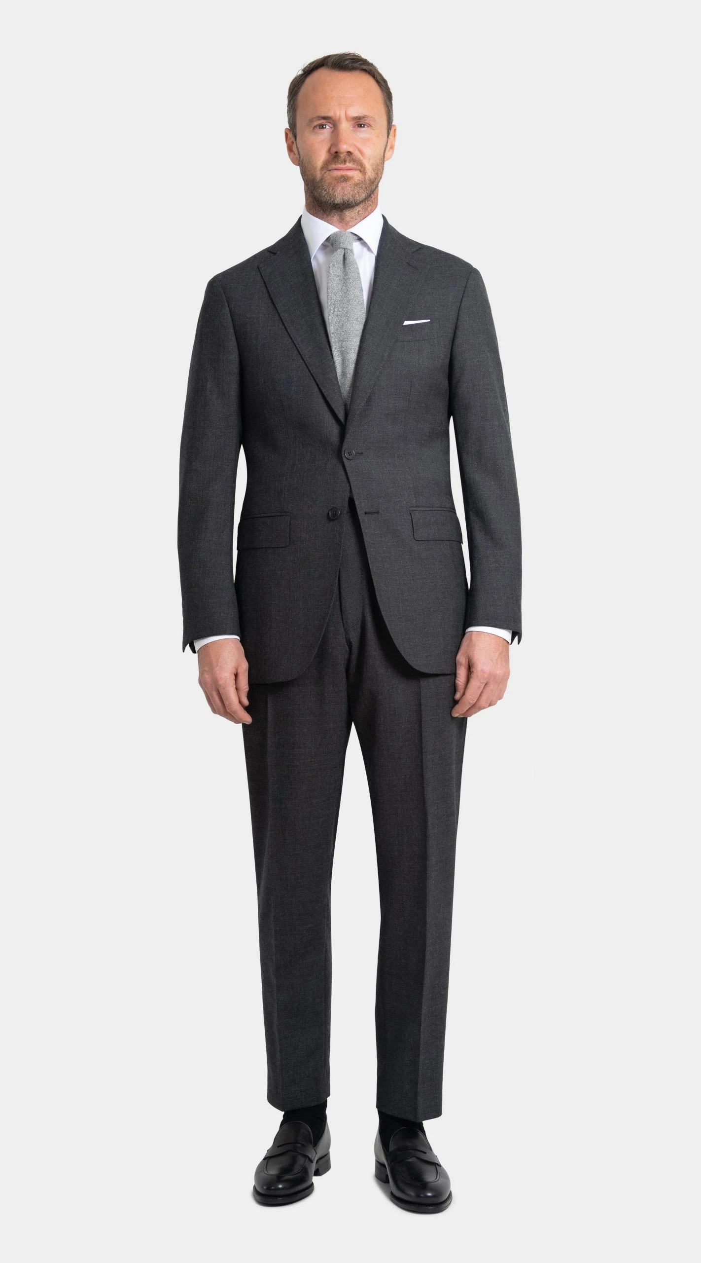 NEW dark grey suit in twistair fabric