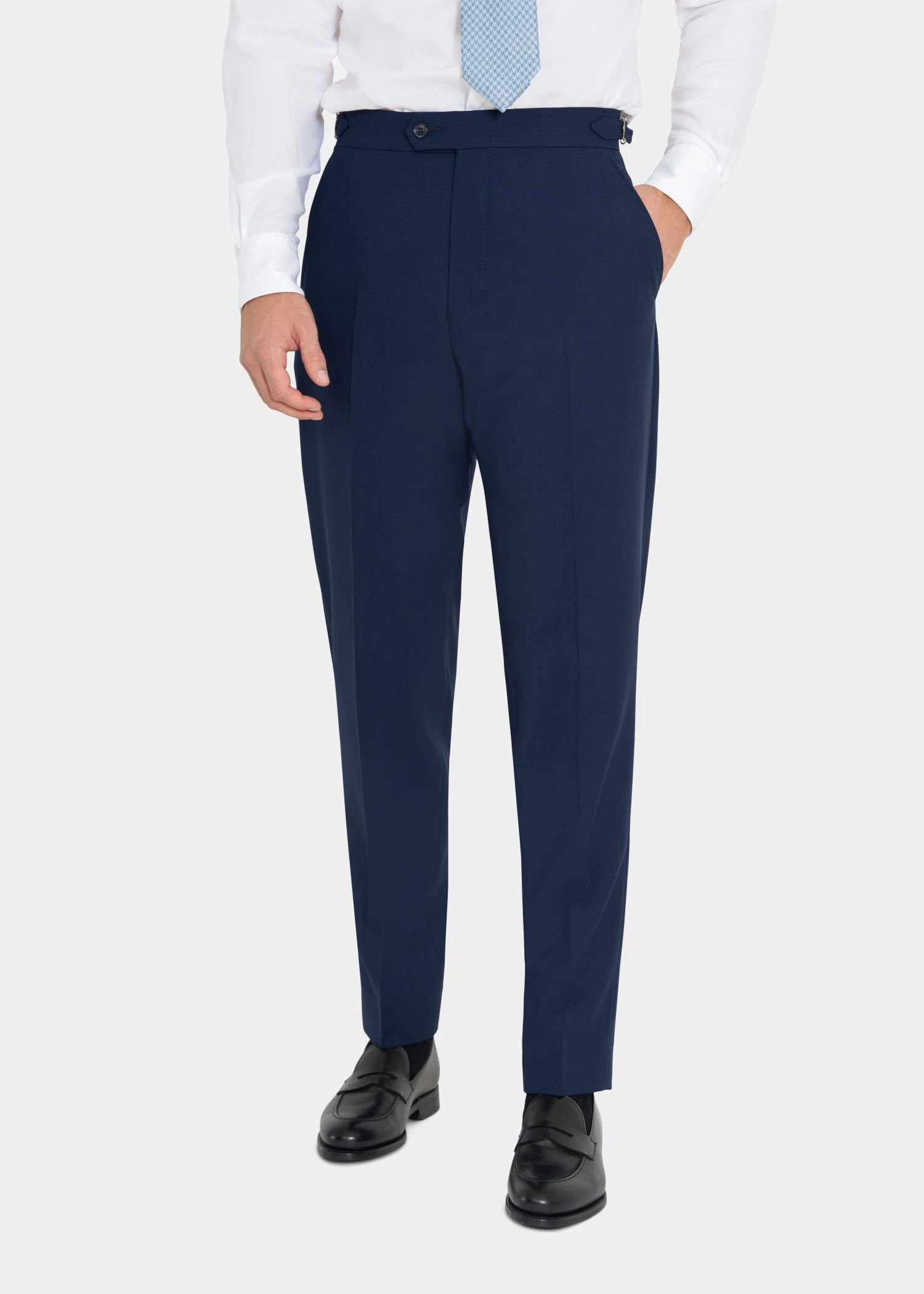blue suit trousers in twistair fabric