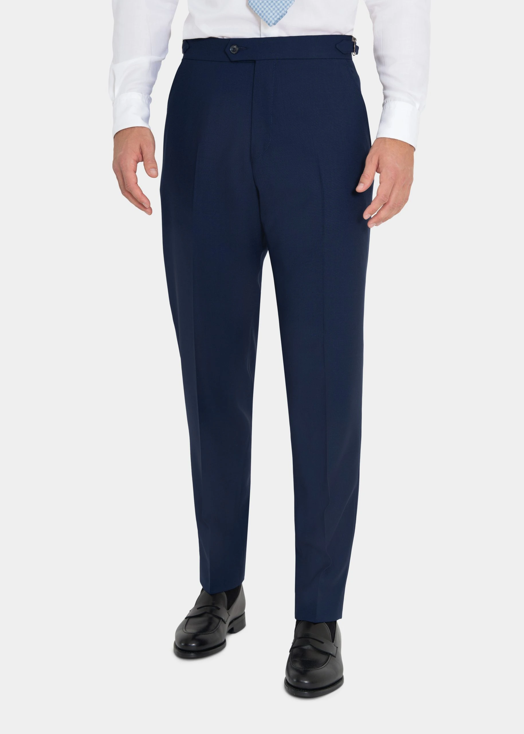 blue suit trousers in twistair fabric